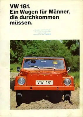 VW 181 Prospekt 8.1969