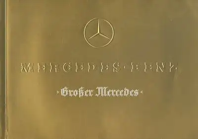 Mercedes-Benz Typ 770 Prospekt 1939