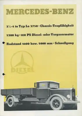 Mercedes-Benz Lo 3750 Prospekt 4.1936