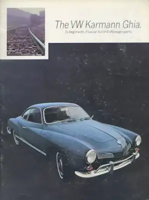 VW Karmann Ghia Prospekt 1969 e