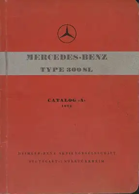 Mercedes-Benz 300 SL Gullwing Ersatzteilliste 2.1955