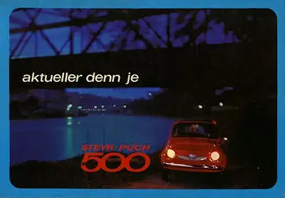 Steyr-Puch 500 Prospekt 1960er Jahre