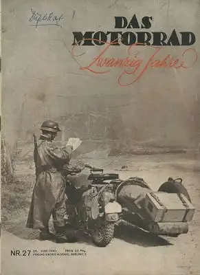 Das Motorrad 1940 Heft 27