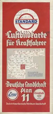 Standard Luftbildkarte Plan 11 Chemnitz 1930er Jahre