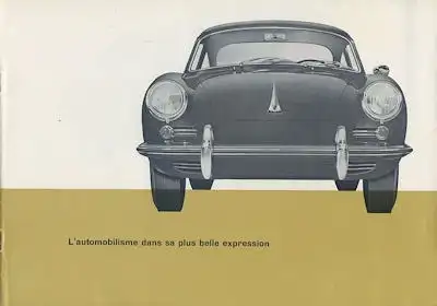 Porsche 356 B Prospekt 9.1961 f