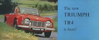 Triumph TR 4 Prospekt 8.1961