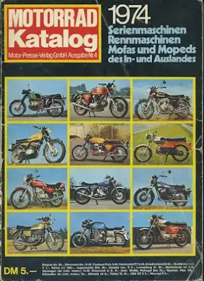 Motorrad Katalog 1974