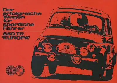 Steyr-Puch 650 TR 2 Europa Prospekt 11.1966