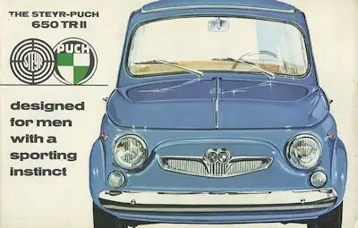 Steyr-Puch 650 TR 2 Prospekt ca. 1966