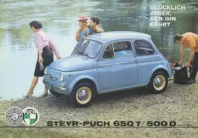 Steyr-Puch 500 D / 650 T Prospekt 3.1963