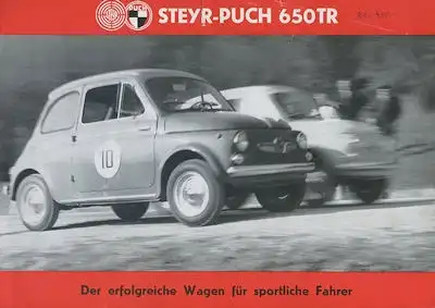 Steyr-Puch 650 TR Prospekt 10.1964