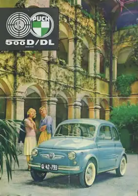 Steyr-Puch 500 D / DL Prospekt 11.1961