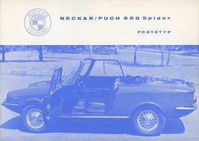Neckar-Puch 650 Spider Prospekt 1965