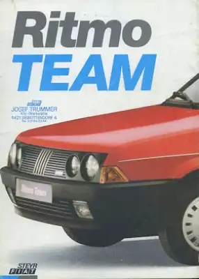 Steyr Fiat Ritmo Team Prospekt 1987