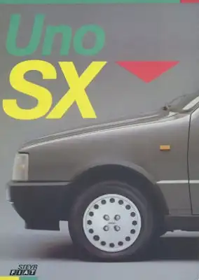 Steyr Fiat Uno SX Prospekt 2.1987