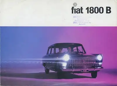 Steyr Fiat 1800 B Prospekt 2.1966