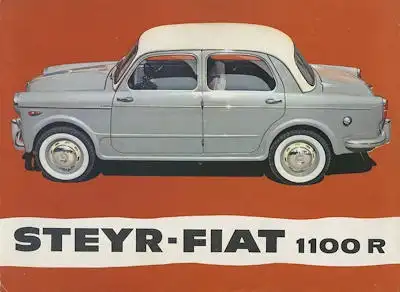 Steyr Fiat 1100 R Prospekt ca. 1958