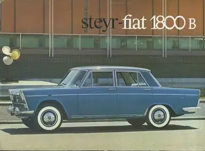 Steyr Fiat 1800 B Prospekt ca. 1962