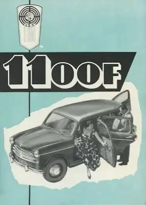 Steyr Fiat 1100 F Prospekt 1956