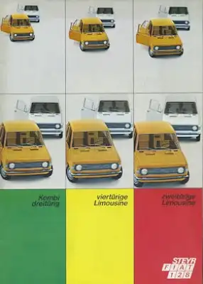 Steyr Fiat 128 Prospekt 1970er Jahre