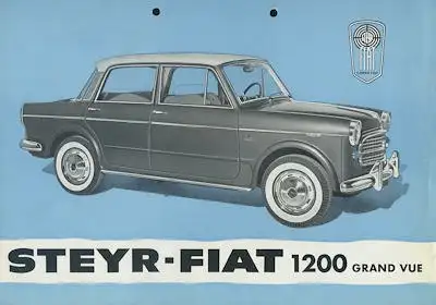 Steyr Fiat 1200 Gran Vue Prospekt 11.1958