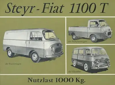 Steyr Fiat 1100 T Prospekt ca. 1960
