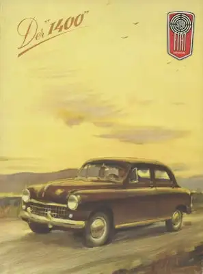 Steyr Fiat 1400 Prospekt 1950er Jahre