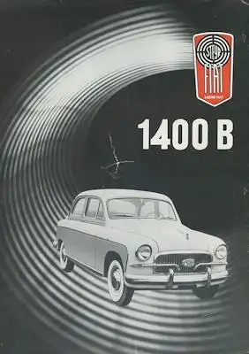 Steyr Fiat 1400 B Prospekt 5.1956