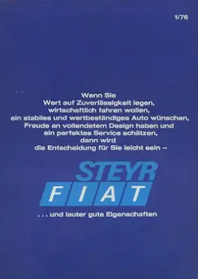 Steyr Fiat Programm 1.1976
