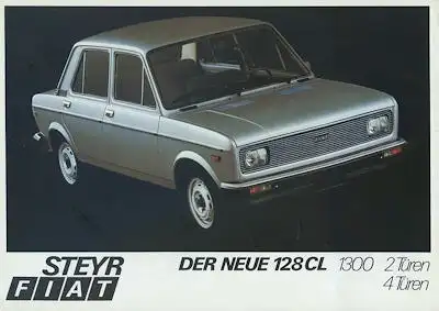 Steyr Fiat 128 CL 1300 Prospekt 8.1976
