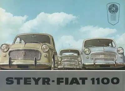 Steyr Fiat 1100 Prospekt ca. 1962