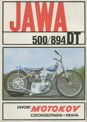 Jawa Speeday Typ 500DT/894 Prospekt 1980er Jahre