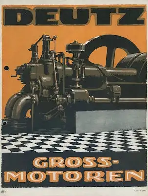 Deutz Gross-Motoren Prospekt ca. 1920