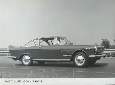 Fiat 2300 2300 S Coupe 3 Presse-Fotos 1960er Jahre