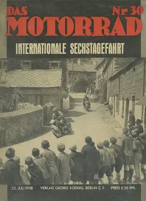 Das Motorrad 1938 Heft 30