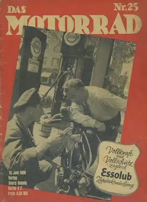 Das Motorrad 1938 Heft 25
