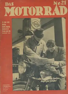 Das Motorrad 1937 Heft  21