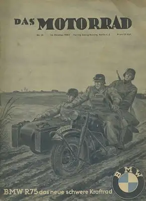 Das Motorrad 1942 Heft 21
