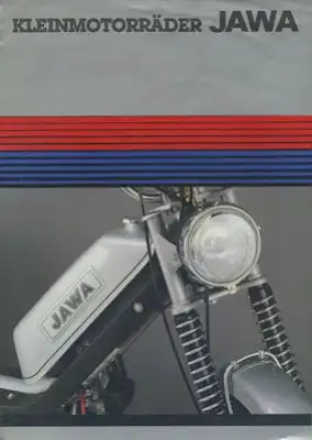 Jawa Kleinmotorräder Prospekt ca. 1990