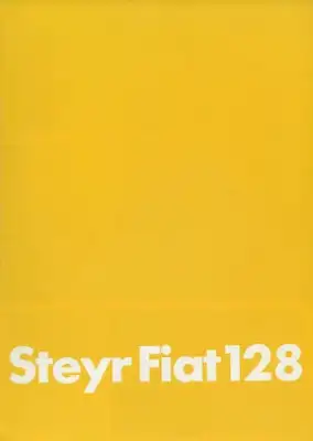 Steyr Fiat 128 Prospekt 12.1977