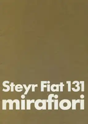 Steyr Fiat 131 Prospekt 11.1977
