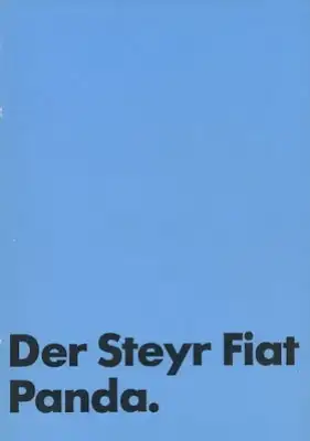 Steyr Fiat Panda Prospekt 10.1980