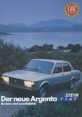 Steyr Fiat Argenta Prospekt 9.1981