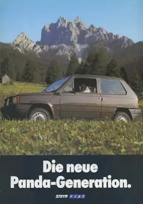 Steyr Fiat Panda Prospekt 4.1983