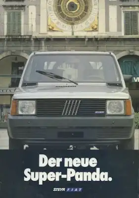 Steyr Fiat Panda 45 Super Prospekt 12.1982