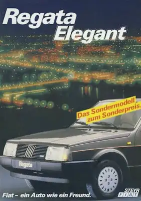 Steyr Fiat Regata Elegant Prospekt 1980er Jahre