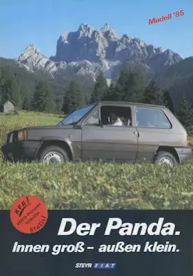 Steyr Fiat Panda Prospekt 10.1984