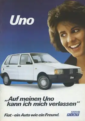 Steyr Fiat Uno Prospekt 3.1985