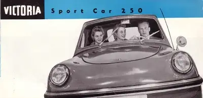 Victoria Sport Car 250 Prospekt 1950er Jahre e