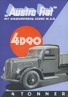 Austro-Fiat 4 D 90 Prospekt 1937